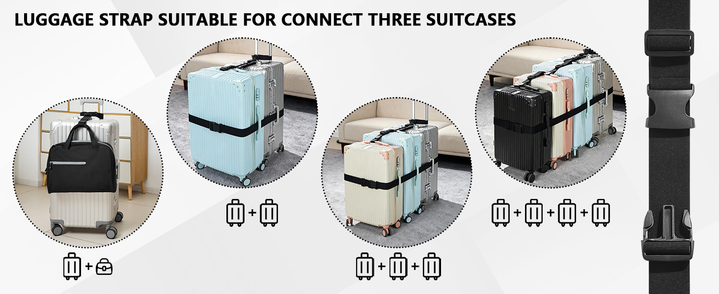 Luggage Straps for Suitcases
