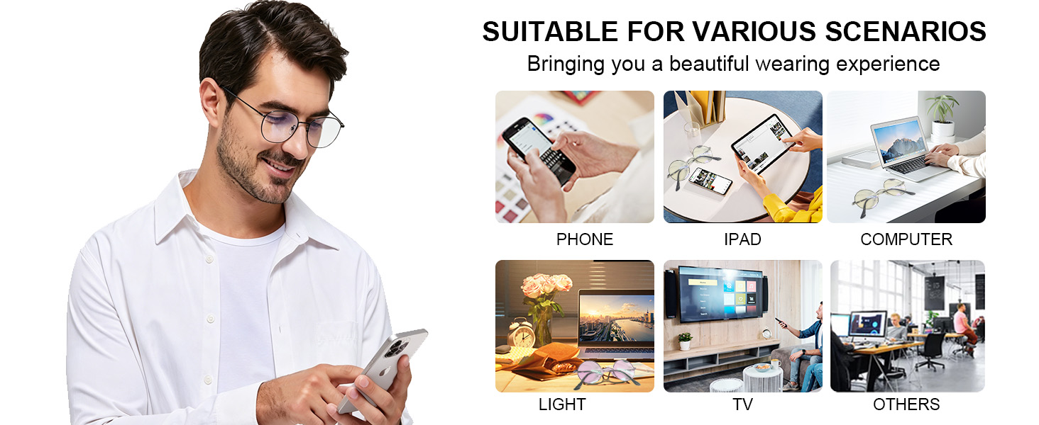 Usage Scenarios for Blue Light Glasses