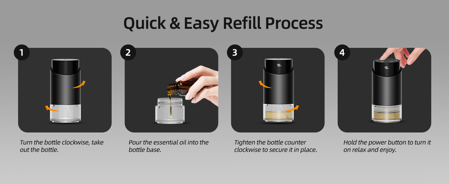 Waterless Essential Oil Diffuser