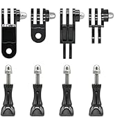 3-Way Adjustable Extension Pivot Arm Straight Joints Adapter Mount Kit for GoPro Hero13, 12, 11, ...