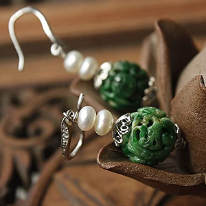 FEBSNOW antique silver bead caps