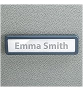 Officemate Verticalmate Name Plate, Gray (29222)