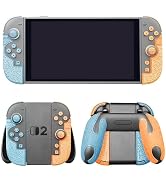 Luck&amp;Link Controller Grip Kit for Nintendo Switch 2, Textured Skin, Anti-Skid, Sweat-Absorbent. C...