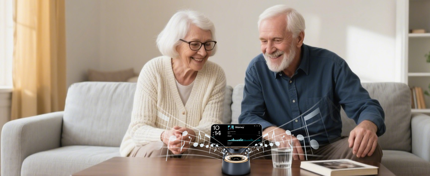 Bluetooth Speaker Nightlight Wireless Charging Station for Magsafe