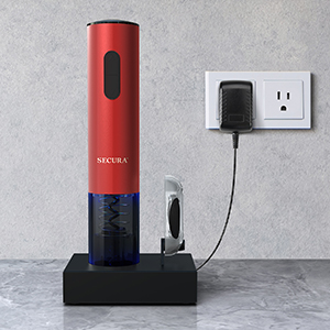 Electric Wine Bottle Corkscrew Opener with Foil Cutter