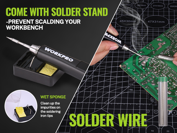 COME WITH SOLDER STAND