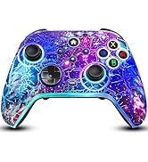 Switch Controller for Switch/Lite/OLED, 3800mWh Wireless Switch Remote Controller with 10 Cool LE...