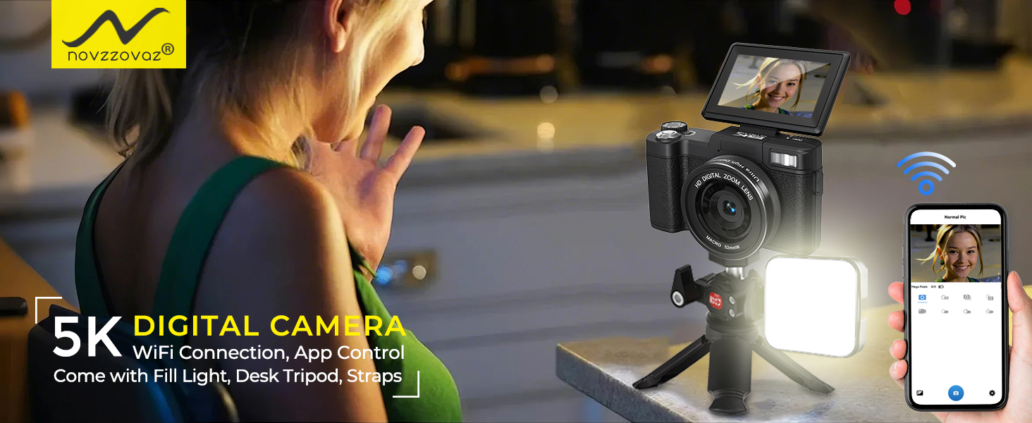 5k digital camera vlogging camera