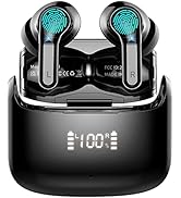 Wireless Earbud, Bluetooth Headphones 5.3 Stereo Bass Earphones 2023 Noise Cancelling Ear Buds 40...