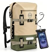 STOVER 30L Waterproof Dry Backpack &amp; Phone Case - X-Large Floating Dry Bag for Kayaking, Travel, ...