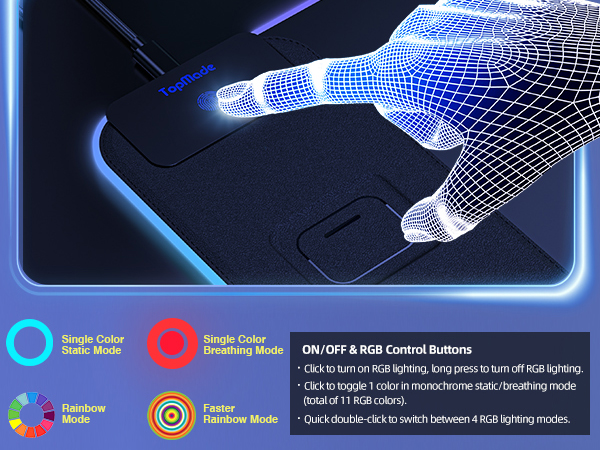 4 light modes &amp;amp; 11 rgb colors