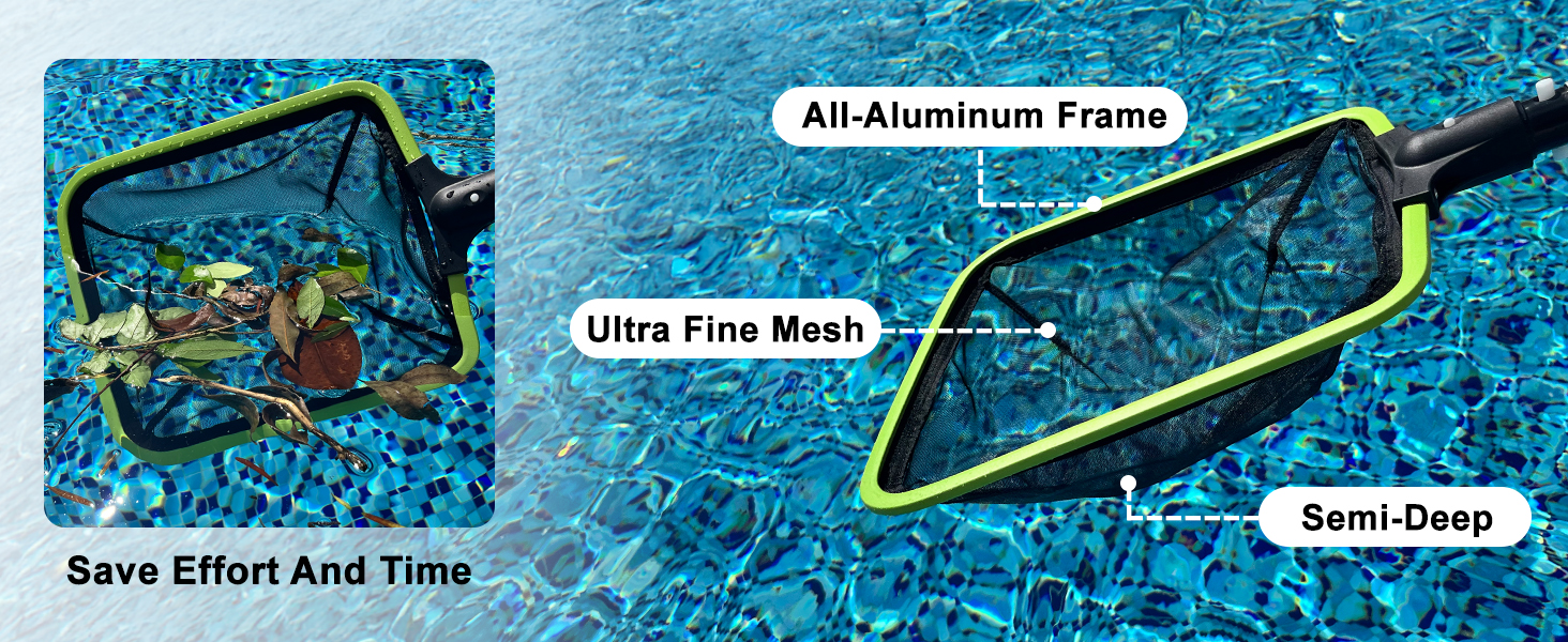 The reinforced frame makes it good enough for home pools