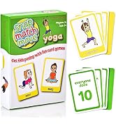 Covelico Yoga Cards for Kids - Calm Kids Exercise Equipment and Relaxing Exercise Cards, Play Yog...
