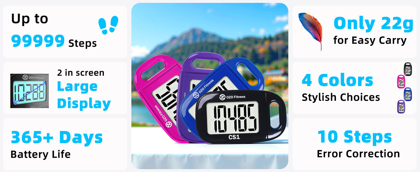 slim measure person health thin senior citizens monitoring marche femme pedometet carabiner