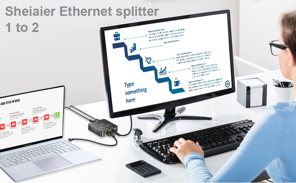 ethernet splitter 1 to 2 out