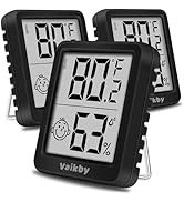 Indoor Humidity Meter Hygrometer 3Pack, Room Thermometer for Accurate Room Temperature Monitor, D...