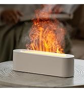 YALEDI Essential Oil Diffuser, Fireplace Fire Flame Aromatherapy Diffuser, 150ml Ultrasonic Cool ...