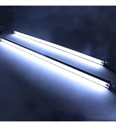 LEDENET 24V DC Super Bright 5050 SMD Aquarium LED Strip - Waterproof Aluminum Lighting (Cold Whit...