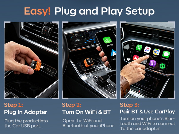 wireless carplay adapter for iphone