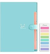 Forvencer Expanding File Folder, Letter Size, Cute Folders for Documents, 5 Pocket Folder Organiz...