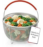 Original Salbree Steamer Basket for 6 qt quart Instant Pot Accessories, Stainless Steel Strainer ...