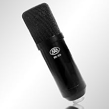 AxcessAbles MX-100 Studio Condenser Microphone with Desktop Tripod Stand 