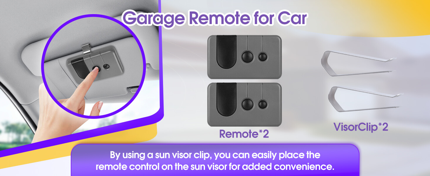 craftsman 1 2 garage door opener remote