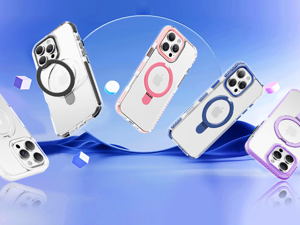 Clear iPhone 16 pro max stand case