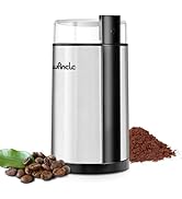 Coffee Grinder, Wancle Electric Coffee Grinder, Quiet Spice Grinder, One Touch Coffee Mill for Be...