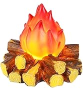 Hemobllo Simulated Flame Light: Mini LED Flickering Flame Light, Battery Operated Decorative Fake...