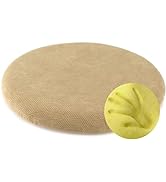 Sigmat Memory Foam Seat Cushion Anti-Slip Soft Round Stool Cushion Chair Pad 16 Inch Camel