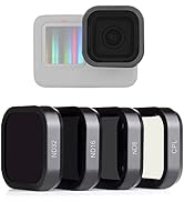 SOONSUN 4-Pack Lens Filter CPL ND8 ND16 ND32 Filter for GoPro Hero 13 12 11 10 9 Black, Neutral D...