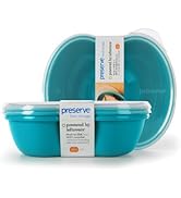 Preserve Food Storage Container, Set of 2, Aqua Blue