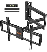 ELIVED Long Arm TV Wall Mount for Most 42-75 Inch TVs, 37.9 Inch Long Extension Corner TV Mount, ...