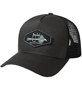 BASSDASH Trucker Hat Embroidered Patch Adjustable Baseball Cap Mesh Back Fishing Hat