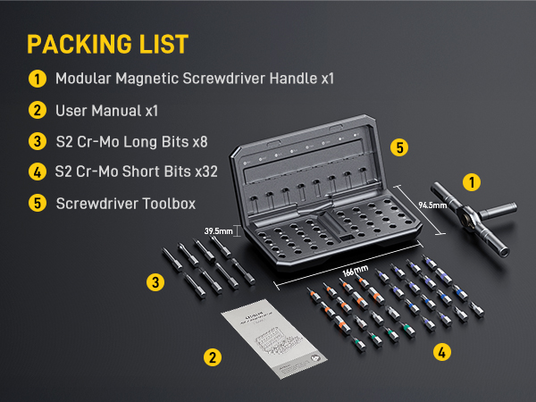 ratchet screwdriver sets in case