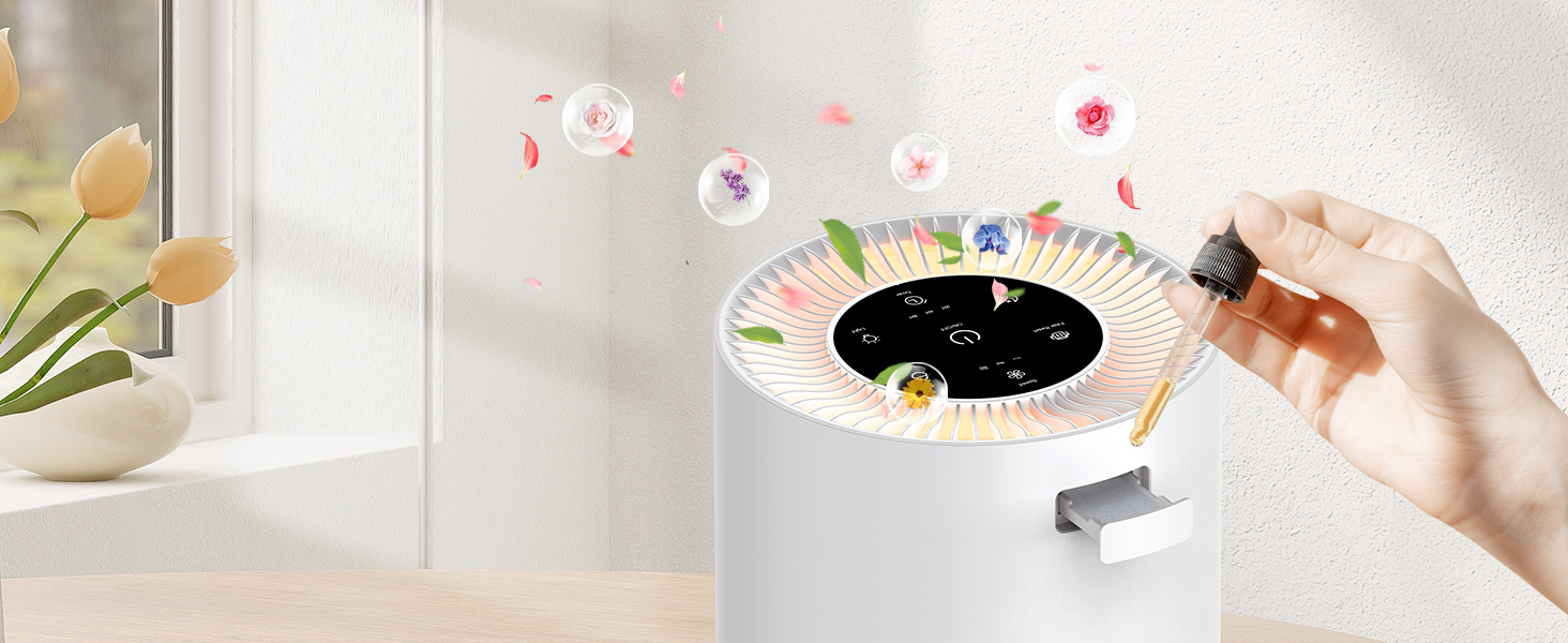 True HEPA+ Air Purifier Large Room bedroom air purifiers MOOKA air purifier for home