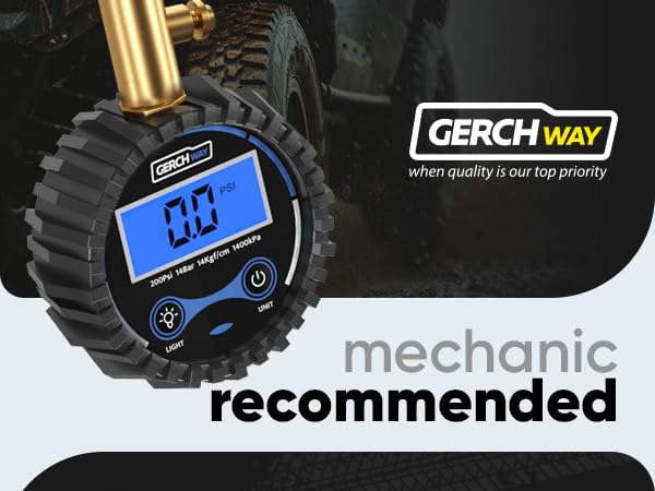 mechanic recommended digital tire pressure gauge
