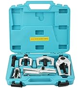 DURATECH 5PCS Front End Service Tool Kit with Automotive Ball Joint Separator, Pitman Arm Puller ...