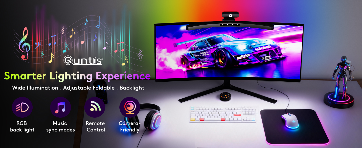 rgb monitor light bar
