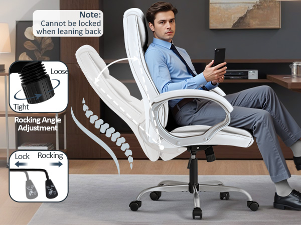 white desk chair