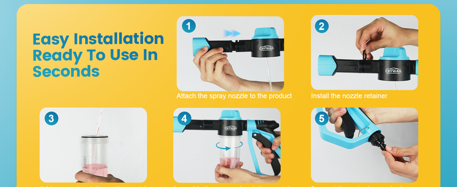 Car Wash Foam Gun