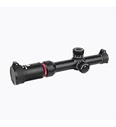 Hunting Riflescope 1.2-6x24 Dot Sight Airsoft Accessories, Shockproof, Waterproof, Anti-Fog, 11/2...