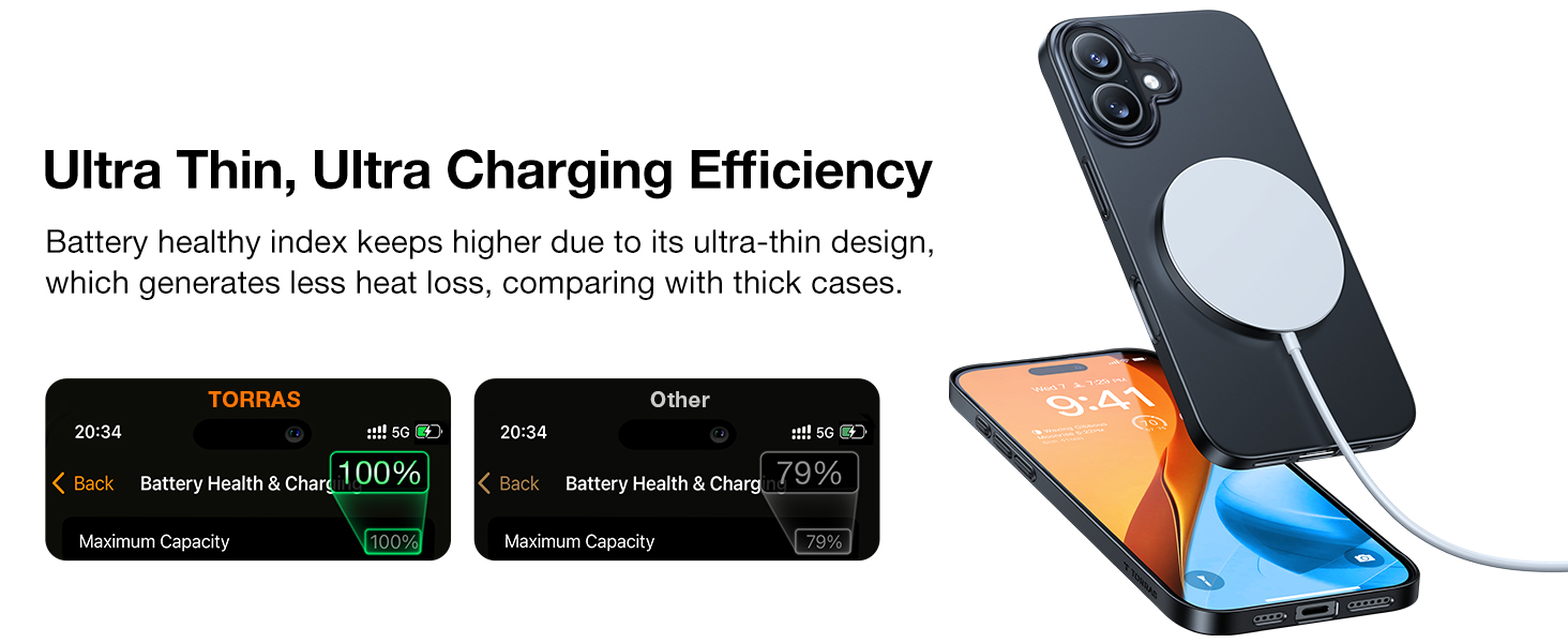 iphone 16 slim fit thin magnetic phone case magnets