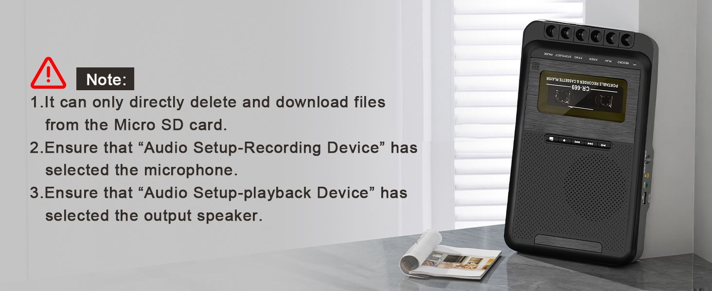 cassette tape player