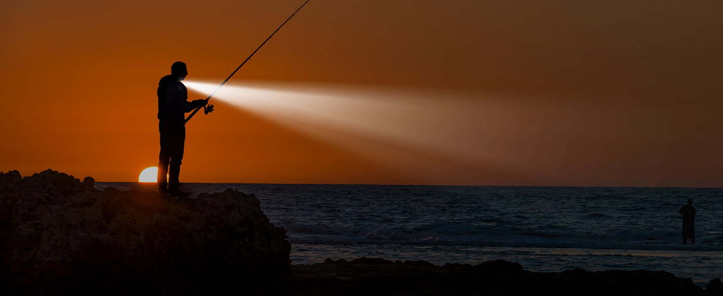 Fishing at night with EastPin neck light for handsfree illumination cool gadget gift for men women