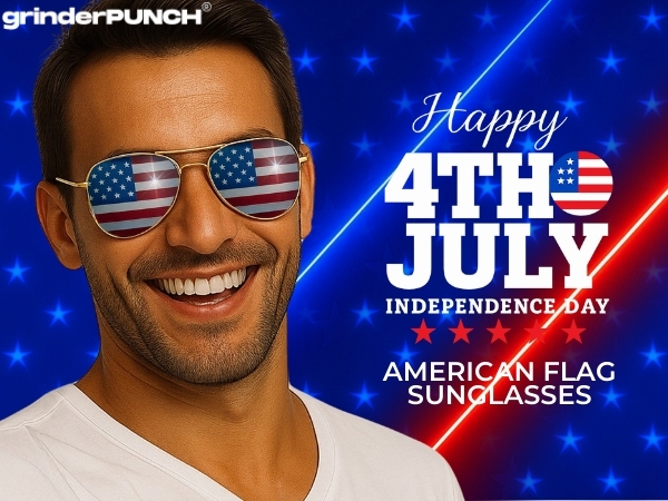  Bulk USA American Flag Aviator Sunglasses