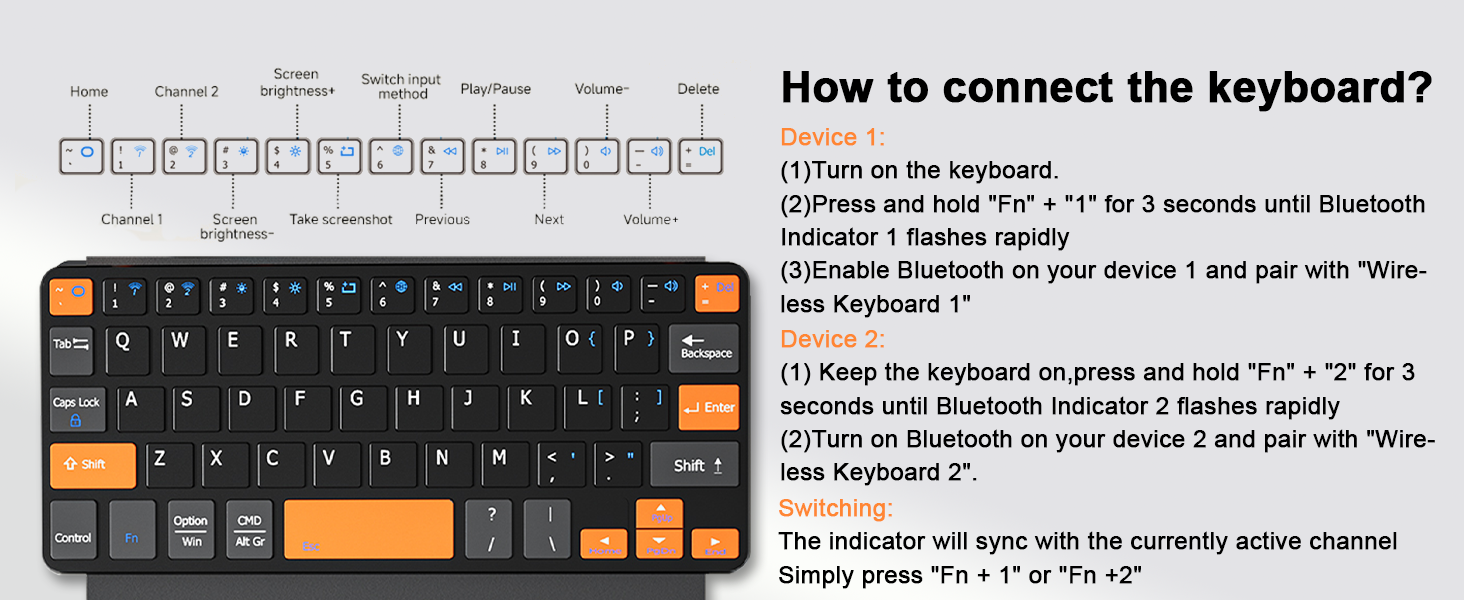 wireless keyboard with trackpad