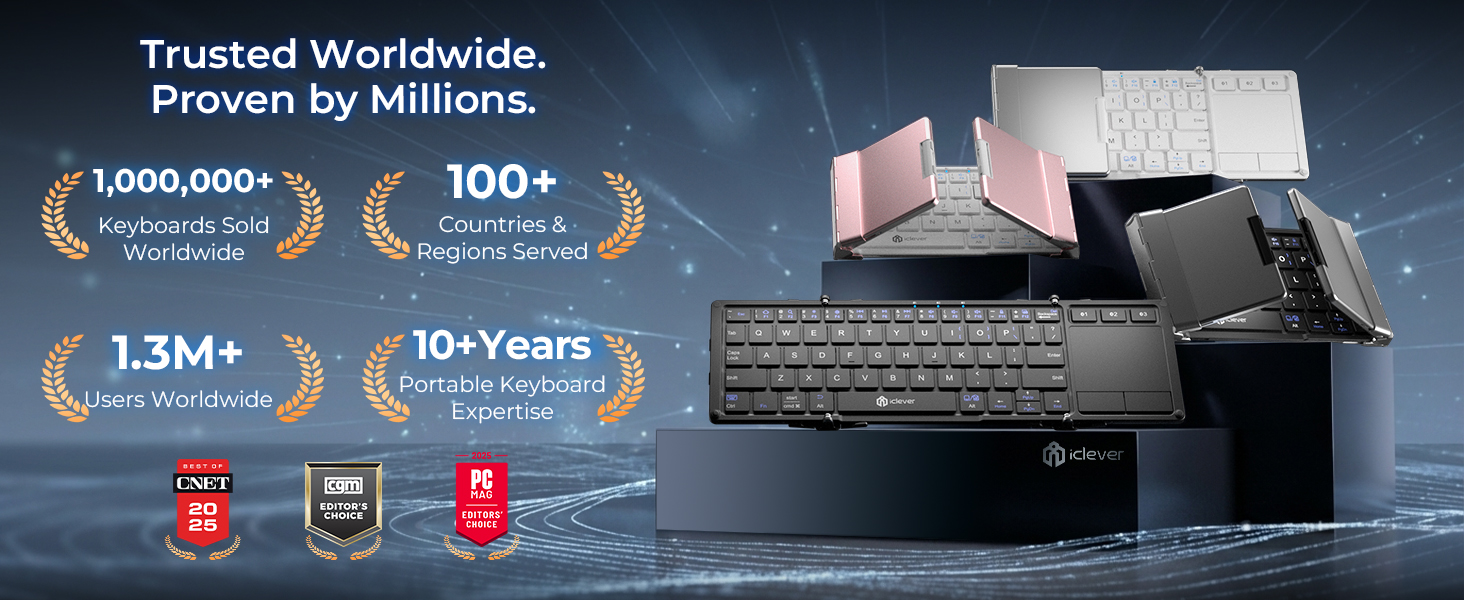 Folding Bluetooth Keyboard