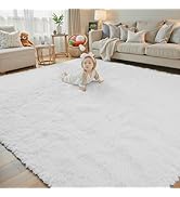 Rugs for Living Room 8x10, Alfombras para Salas Fluffy Shag Large Fuzzy Plush Soft Area Rug, Shag...